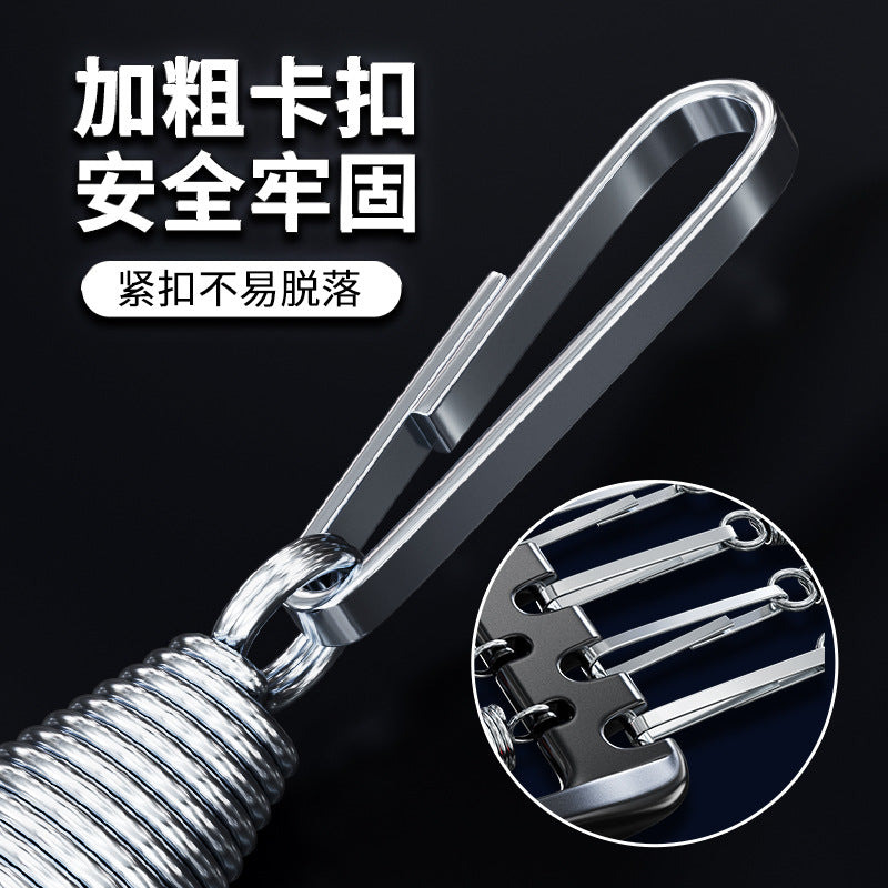 Chest expansion tension device Men's multi-functional training Spring tension rope training Sit-ups, pull-up equipment, pedal pull back artifact