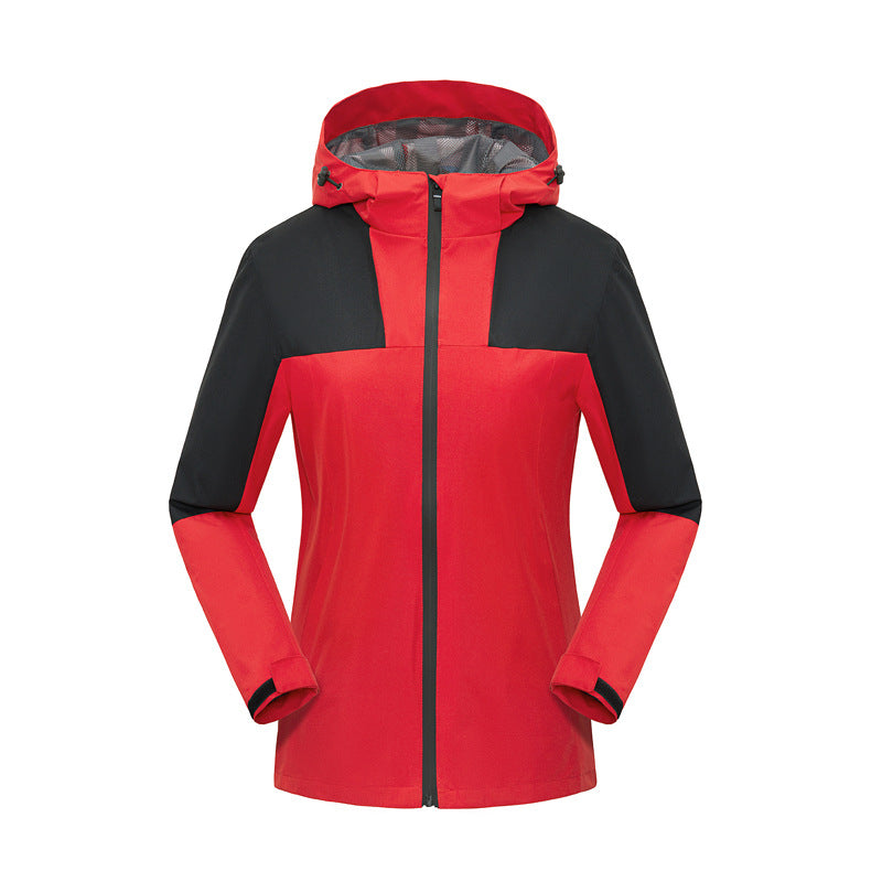 Windproof and waterproof outdoor team clothes solid color thin workwear tooling jacket workwear jacket custom printed logo