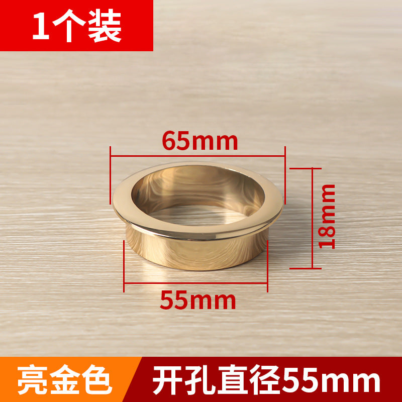 Nylon round wire box finishing hole cover computer desktop wire box desk threading hole furniture hardware accessories