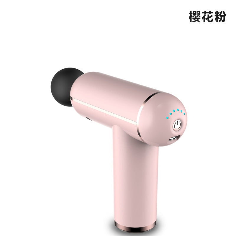 Cross-border Pulse Fascia Gun Muscle Deep Impact Choroid Mini Electric Massage Amazon Massager Neck Rub Gun