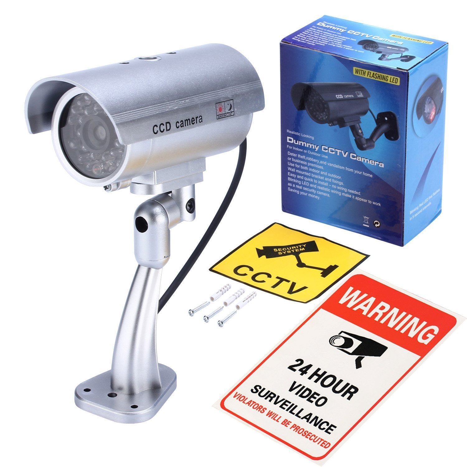 Cross-border IR-2600 fake monitor probe gun type flash home public indoor and outdoor miniature simulation camera