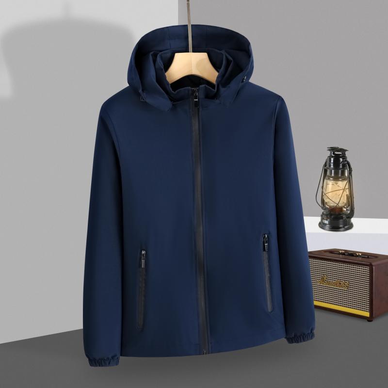 Customized outdoor jacket single-layer trench coat thin logo waterproof, windproof and breathable overalls tooling jacket