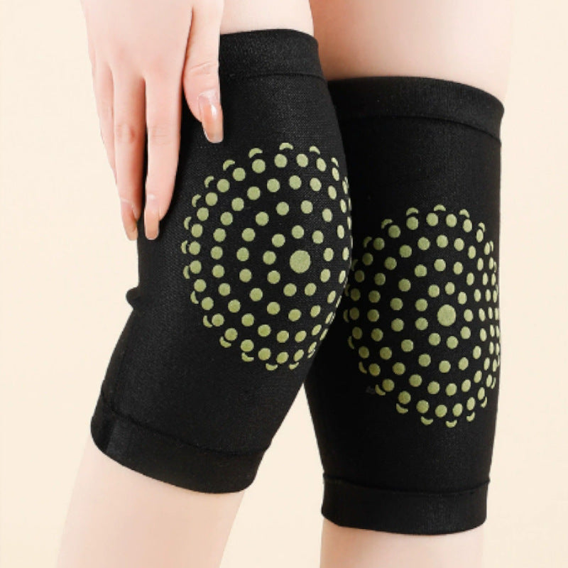 Wormwood knee protection, self-heating, warm, cold-proof and non-slip old cold legs, men's and women's joints, autumn and winter elderly long tube cover
