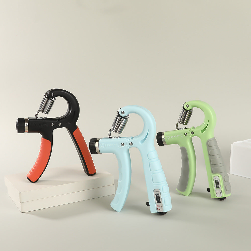 Strictly selected rubber-coated R-type grip 5-60kg high-end men's finger strength trainer, exercise and rehabilitation tool