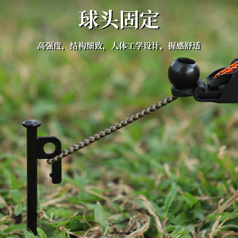 Outdoor camping travel equipment strapping rubber band luggage fixed elastic strapping rope storage elastic rope ball