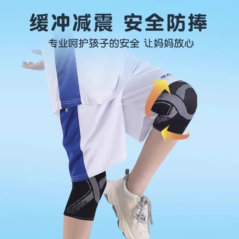 Children's sports football basketball knee pads elbow pads arm joints professional anti-drop breathable men's and women's sports protective gear winter