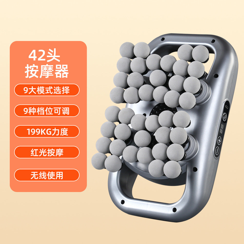 48 fascia guns, rechargeable muscle massagers, relaxation, electric red light vibration, household 42 massage guns cross-border