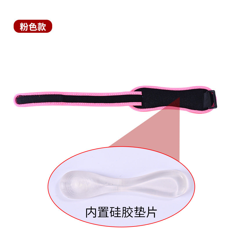 Silicone pressurized patella belt sports fitness badminton riding mountaineering breathability shock absorption men's and women's running knee pads spot