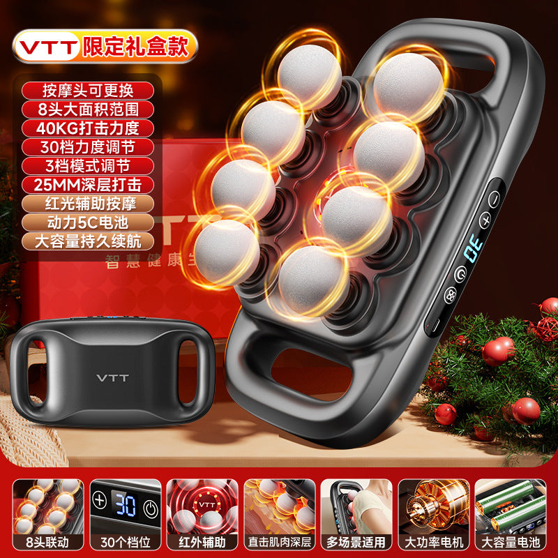 Cross-border 16-head fascia gun multi-head massager, waist and back muscles deep relaxation, 16-head massager manufacturer