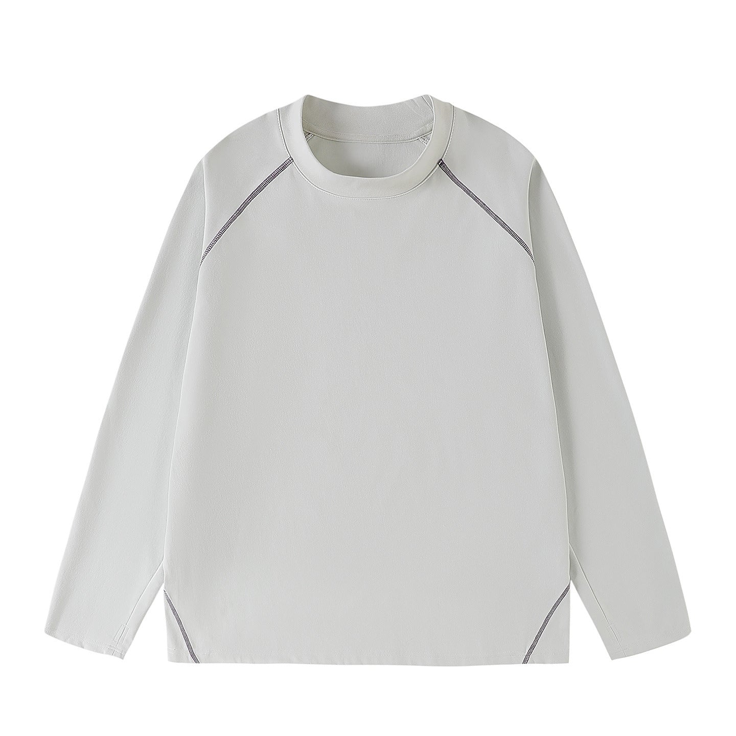 Outdoor running fitness sportswear moisture-absorbing quick-drying bottoming top men's and women's casual slim-fit crew neck long-sleeved t-shirt