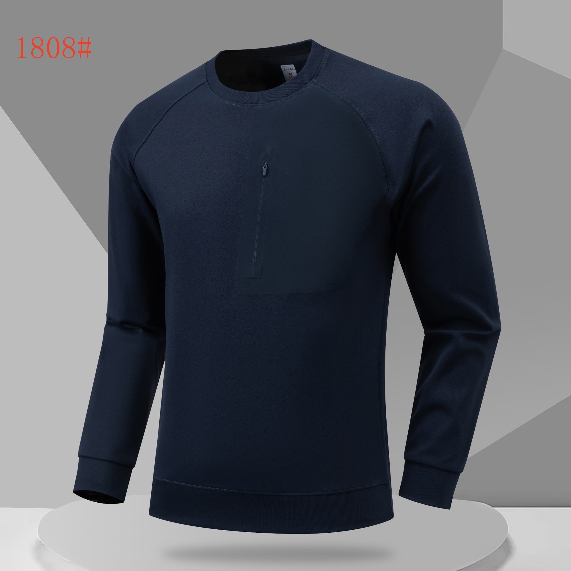 Outdoor running fitness sportswear moisture-absorbing quick-drying bottoming top men's and women's casual slim-fit crew neck long-sleeved t-shirt