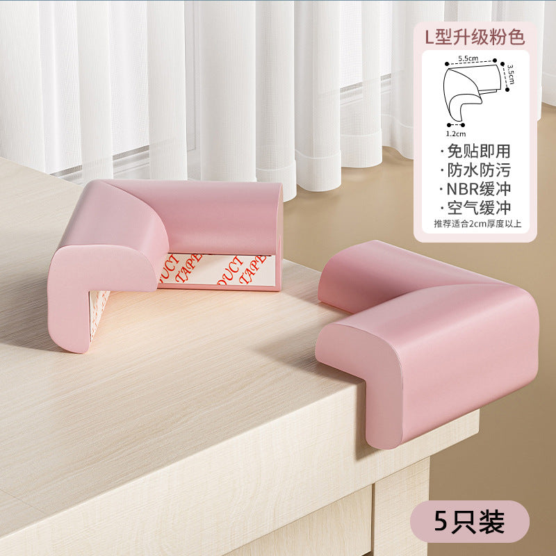 Table table corner anti-collision corner anti-collision strip anti-collision safety hemming soft bed corner sticker baby children right angle protective cover