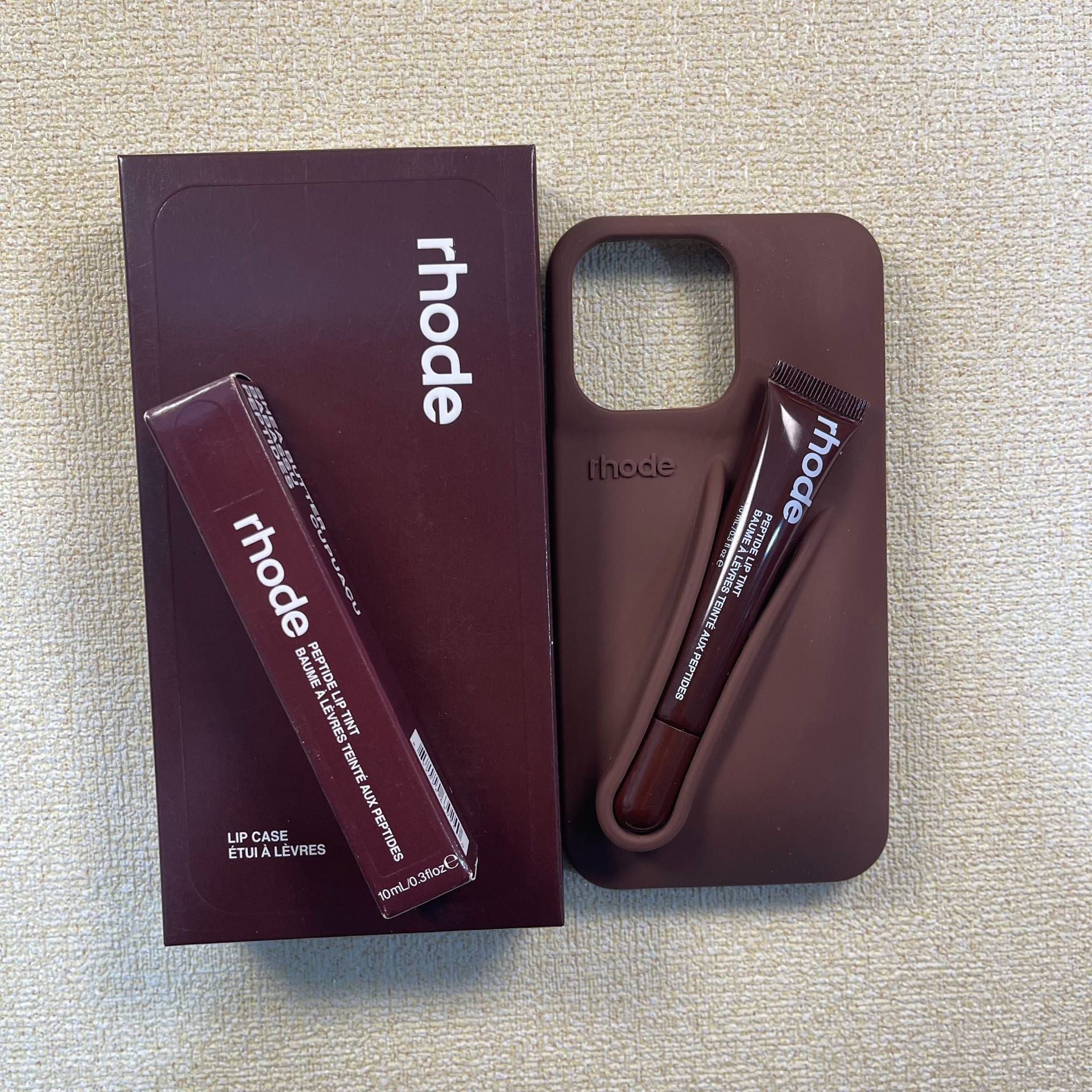 Cross-border Hayley Rhode same lip gloss silicone for iPhone 17pm iPhone 16 mobile phone case