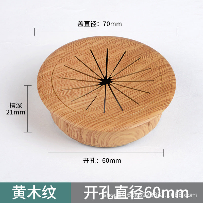 Computer desk book desktop decoration ring, wire hole cover, wire box, threading hole, threading box cover plate, sealing cover.