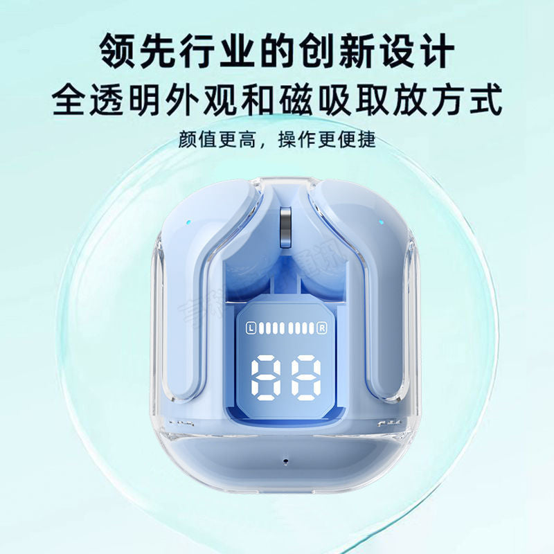 Foreign trade for air31 transparent high-quality in-ear sports digital display wireless bluetooth headset source factory