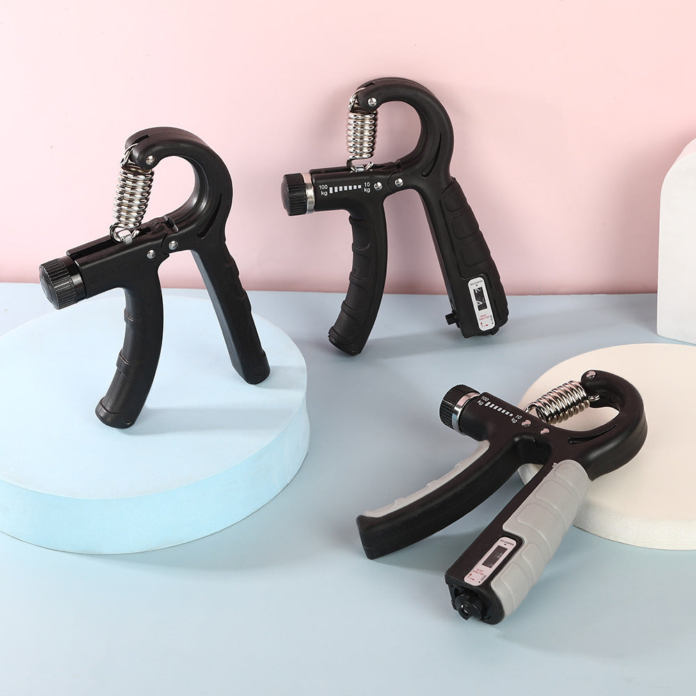 Strictly selected rubber-coated R-type grip 5-60kg high-end men's finger strength trainer, exercise and rehabilitation tool