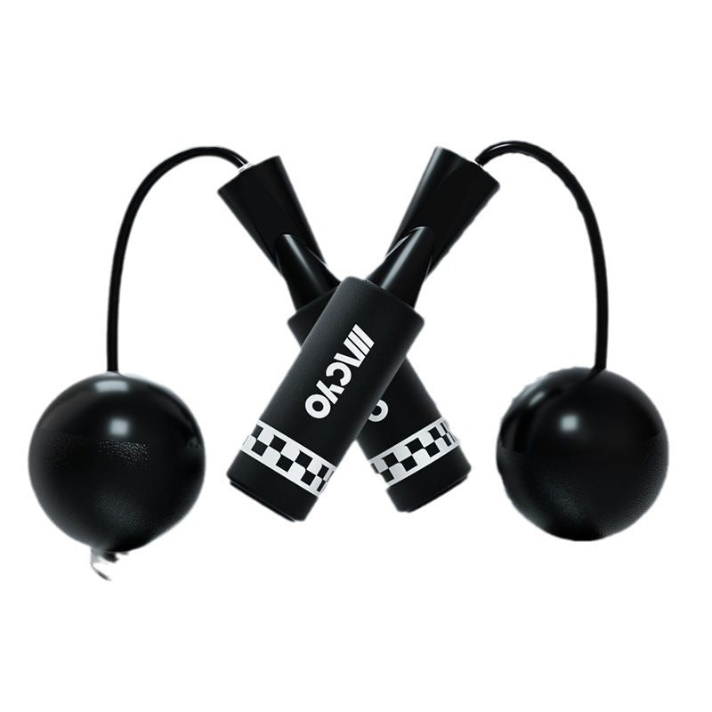 MACYO/Mike Sheep Cordless Big Ball Skipping Rope Adult Practice Fitness Weight-bearing Exercise Rope Long Rope Exercise Fat Loss