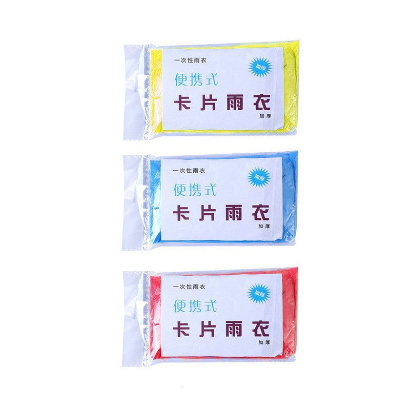 Disposable thickened plus travel portable raincoat factory wholesale electric vehicle adult children explosion-proof rain poncho