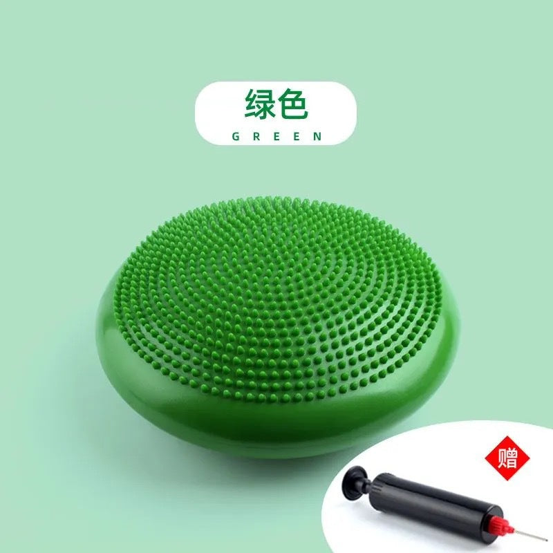 Yoga balance pad Thickened foot step Shiatsu massage Semicircular balance ball training cushion Adult children's rehabilitation foot