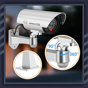 CA-11 Simulation Surveillance Camera False Monitor with Light Flash Probe Home Anti-theft Outdoor Virtual Camera