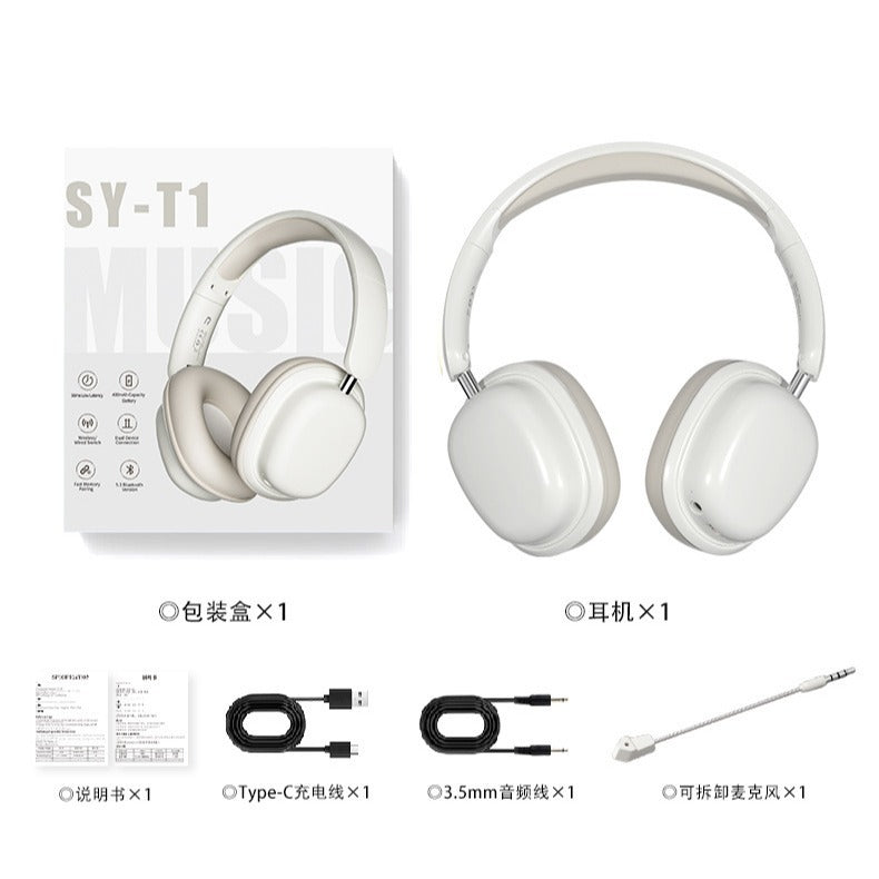 Cross-border new popular wireless earphones, headphones wearing Bluetooth game earphones, large power brand headset manufacturers wholesale