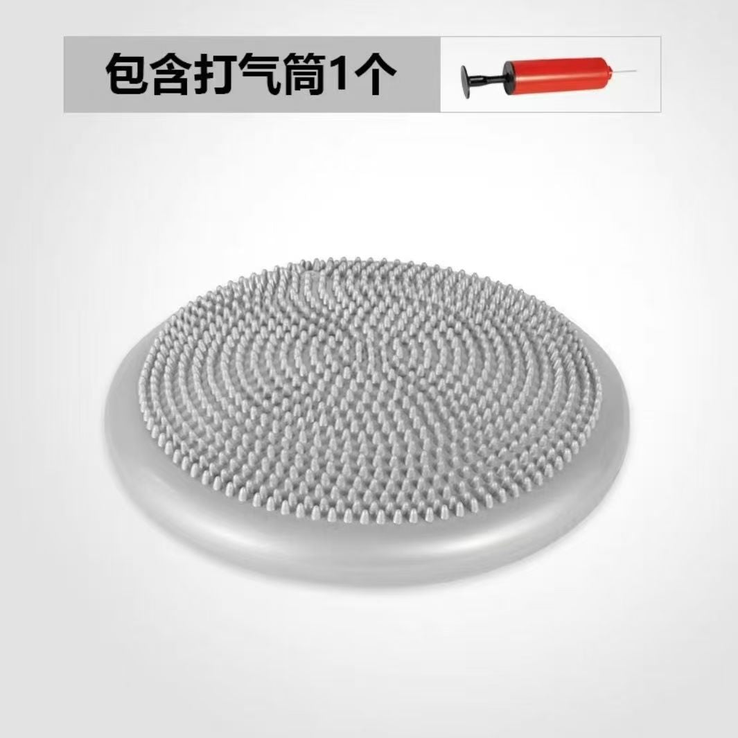 Thickened balance ball Air cushion Yoga ball Children's thigh ankle rehabilitation Core training equipment Air plug massage