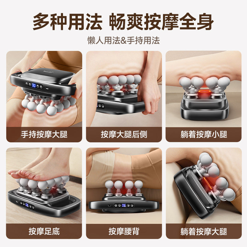 Cross-border 16-head fascia gun multi-head massager, waist and back muscles deep relaxation, 16-head massager manufacturer
