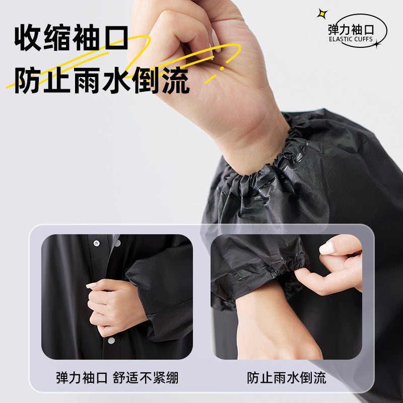 Non-disposable thickened outdoor travel adult poncho rafting EVA portable light men's and women's fashion, raincoat wholesale
