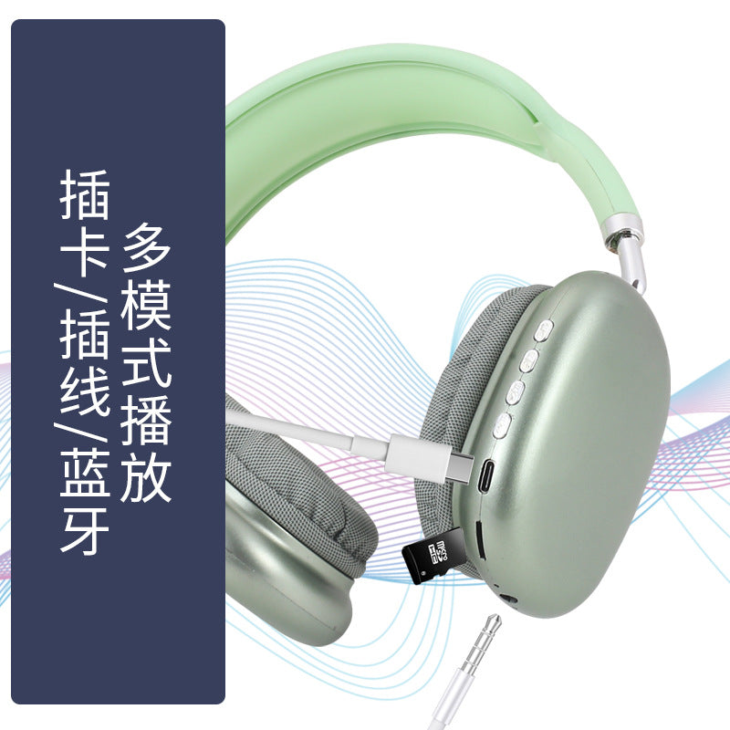 Cross-border P9 Bluetooth headset Headset Subwoofer wireless sports game general headset factory direct sales