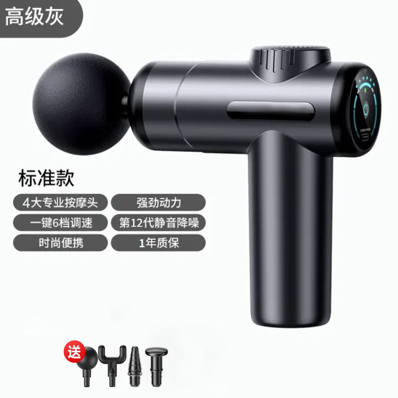 Amazon cross-border fascia gun supply 2500mAh blow electric massage gun deep tissue muscle massager