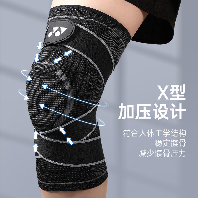 Professional Sports Knee Pads Official Genuine Badminton Basketball Hiking Protection Knee Men's and Women's Straps Patella Straps