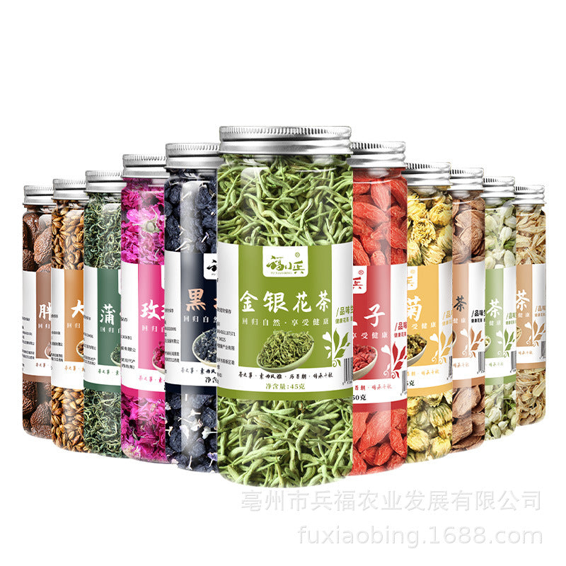 Pingyin rose tea, mulberry seeds, lemon slices, honeysuckle, wolfberry, chrysanthemum tea, canned and bottled scented tea, wholesale delivery