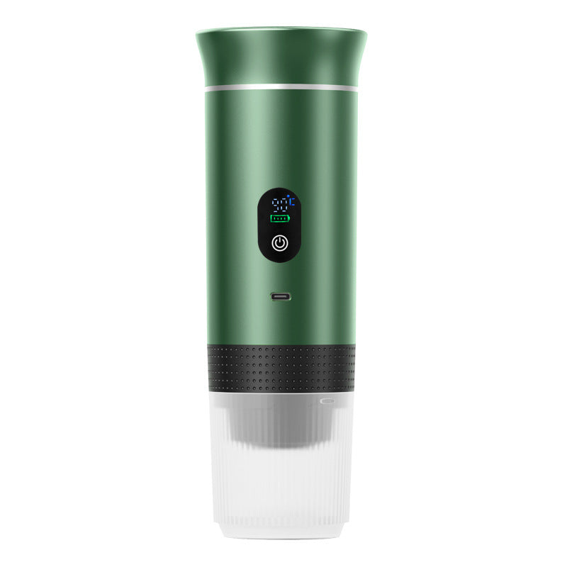 Cross-border heated small coffee machine, espresso portable coffee machine, coffee powder size capsule three-in-one