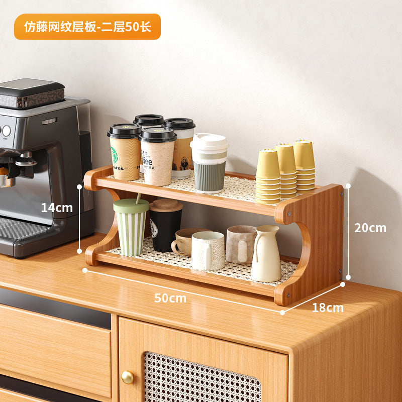 Desktop rack, cup storage shelf, dining table, countertop station, water cup, coffee cup, tea set, table small cup holder