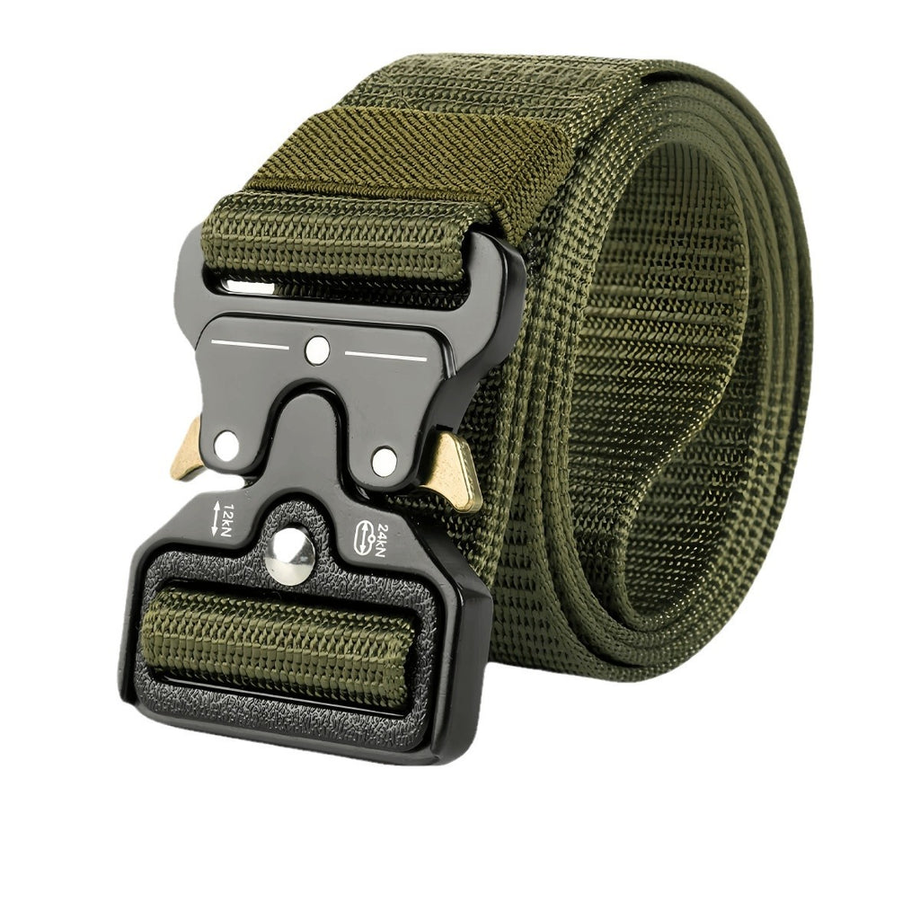 Cobra Tactical Plastic Buckle Belt Outdoor Casual Tooling Training Belt Imitation Nylon Braided Belt