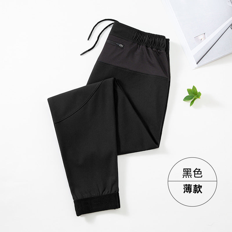 Autumn and winter velvet sweatpants men's large size bundle pants sports outdoor running fitness pants casual long pants