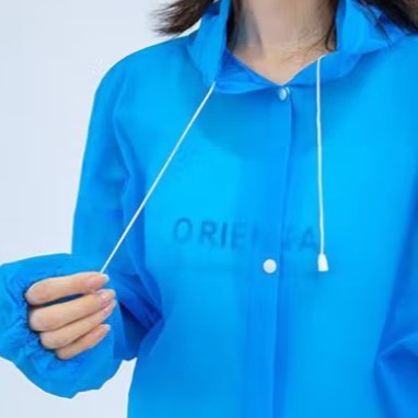 EVA raincoat thickened fashion outdoor travel poncho men and women portable adult