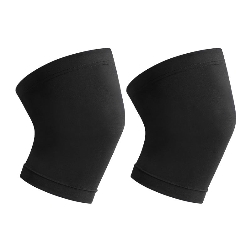 Basketball Knee Pads Large Size UV Protection Motorcycle Riding Leg Pads Equipment Non-slip Silicone Knee Joint Protectors