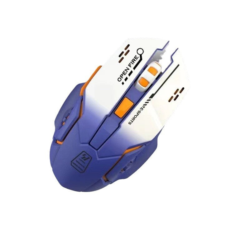 Wireless mouse bluetooth mecha charging machinery e-sports game office silent silent laptop accessories