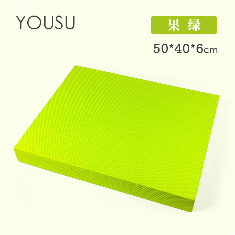 Balance Soft Bed Mat Slide Plate Fitness Plate Support Yoga Ankle Core Training Rehabilitation Equipment Thick Square Mat