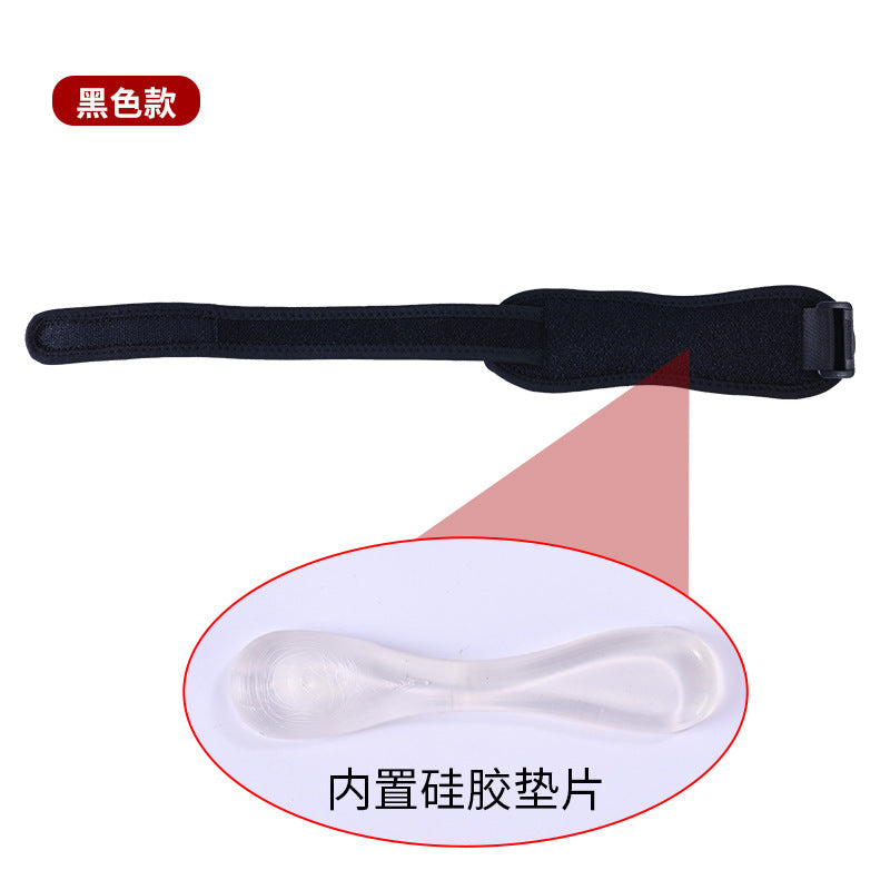 Silicone pressurized patella belt sports fitness badminton riding mountaineering breathability shock absorption men's and women's running knee pads spot