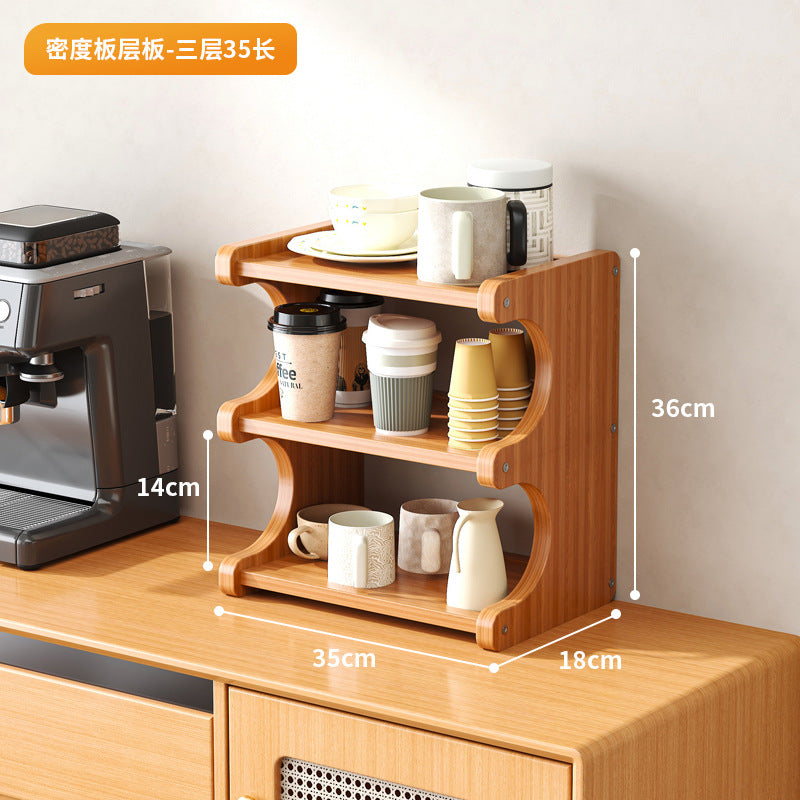 Desktop rack, cup storage shelf, dining table, countertop station, water cup, coffee cup, tea set, table small cup holder