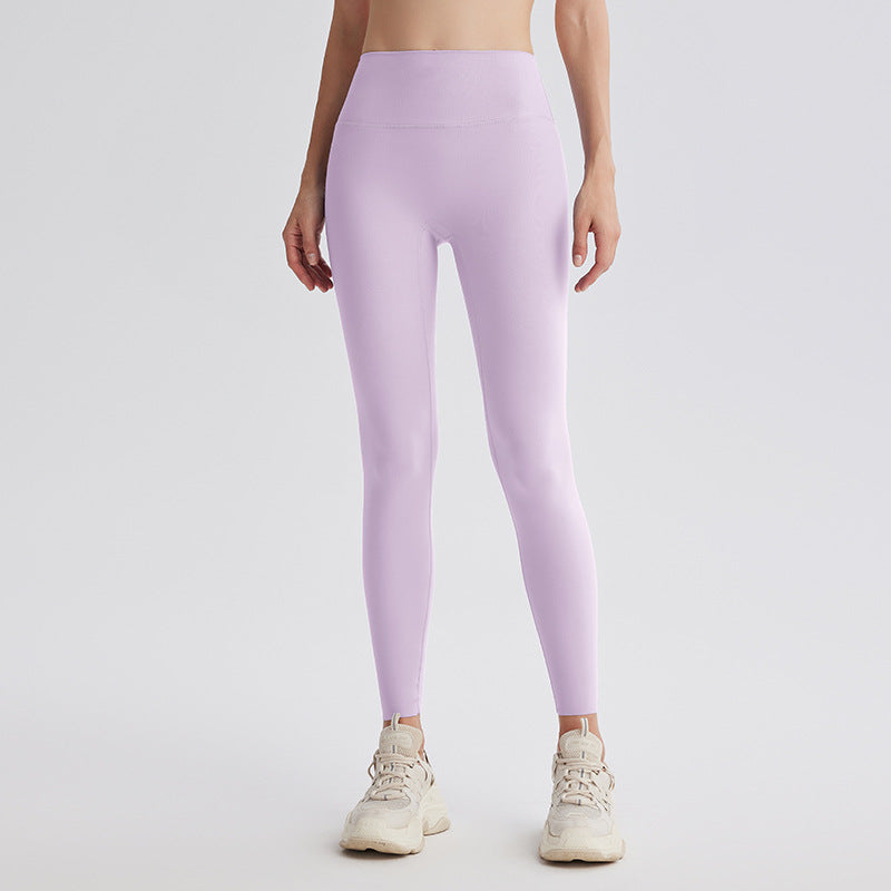 Upgrade the sixth generation of double-sided abraded shark pants, high-waisted nude yoga clothes, running sports fitness pants, hip-lifting yoga pants.
