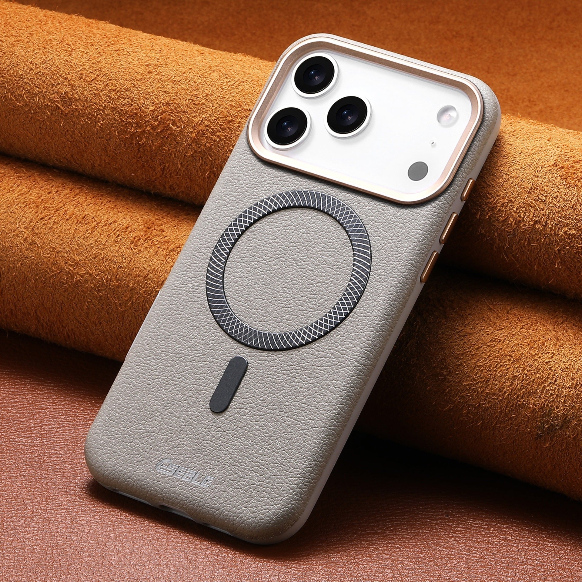 Cross-border application iPhone17PROMAX matte magnetic mobile phone case Apple 16 mountain peak premium protective case 15