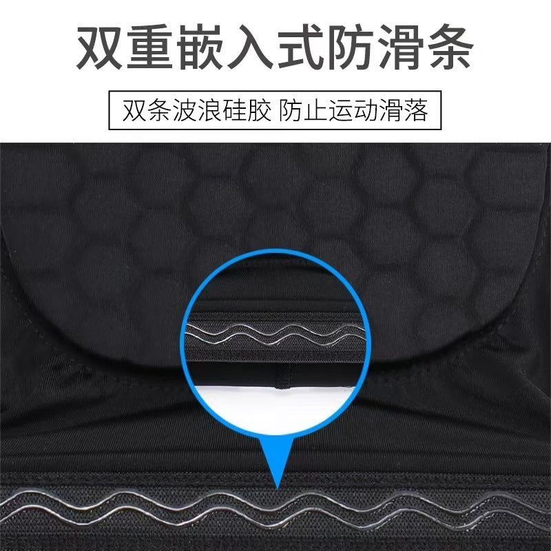 Honeycomb Anti-Collision Knee Pads Adult Outdoor Sports Football Leggings Socks Breathable Calf Protection Children's Cycling Protective Gear Equipment