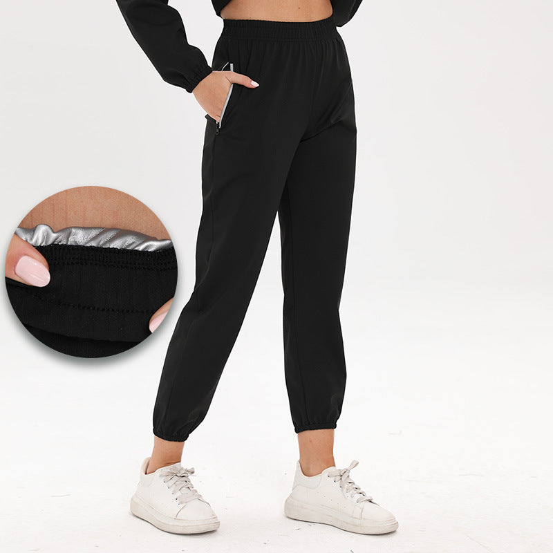 Outdoor running sports body sculpting sweatsuit set fitness yoga suit top large size sweatsuit wholesale for women and men