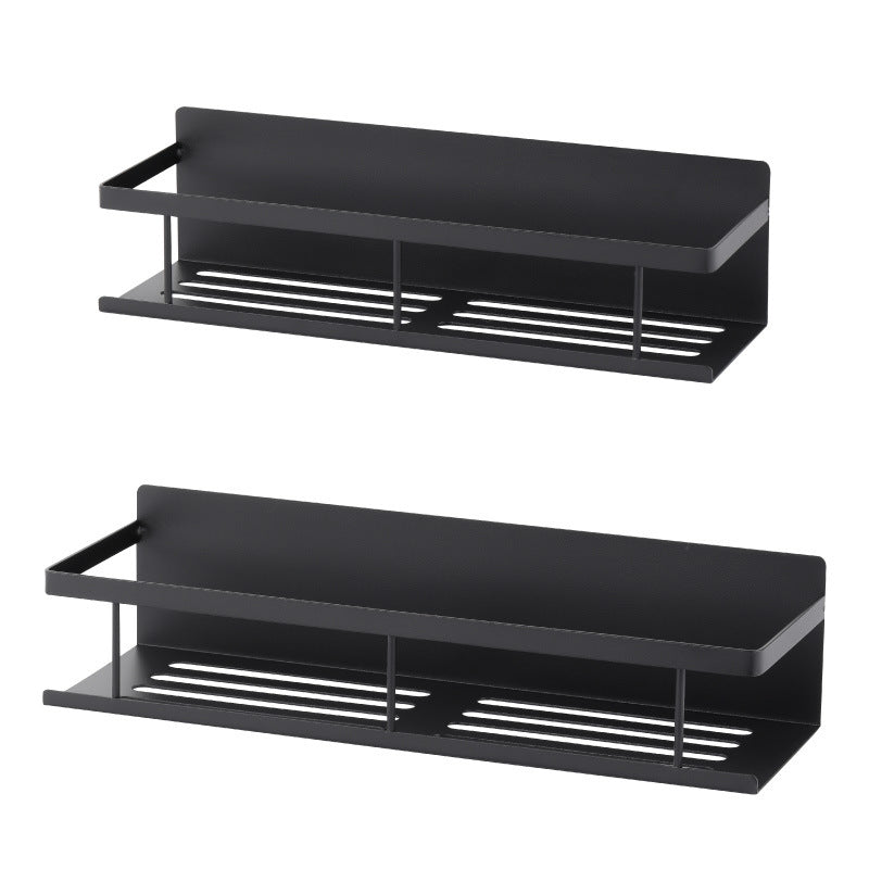 Cross-border refrigerator side magnetic suction seasoning rack household kitchen storage good things no punching seasoning rack