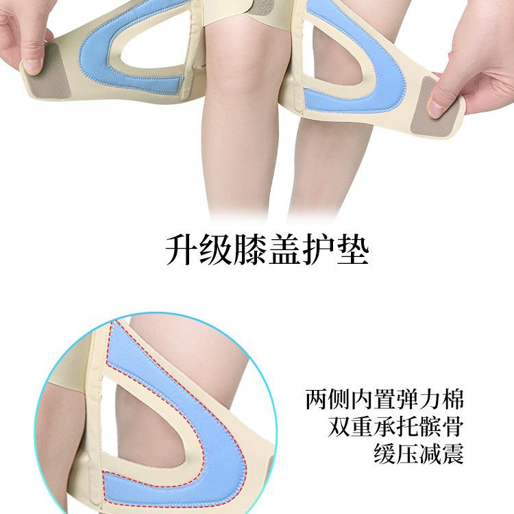 Male and female knee support fixation joint protection patella belt shock absorption protection meniscus cross pressure sports knee pads