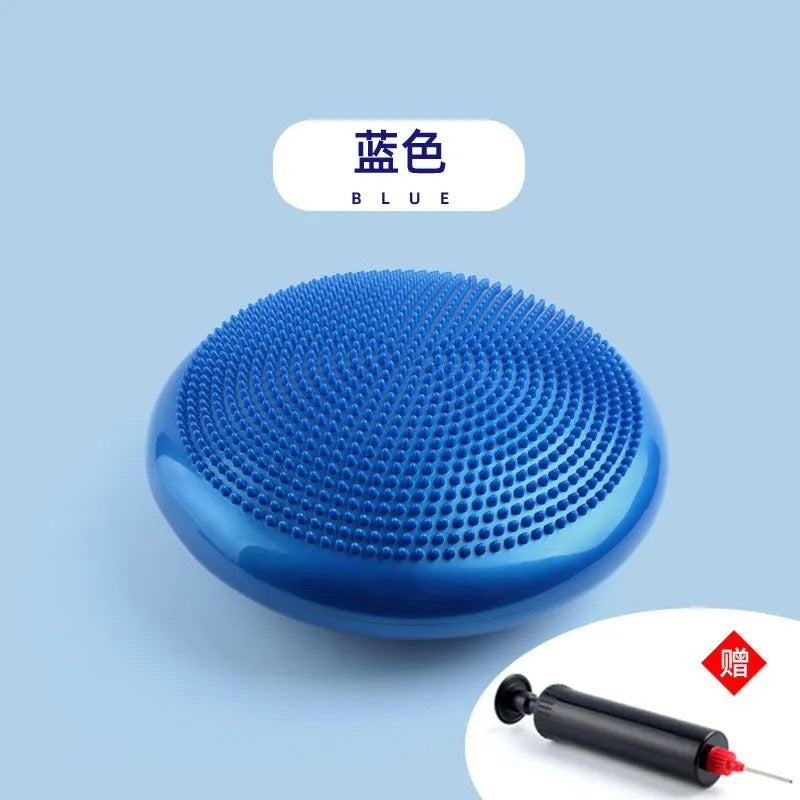 Yoga balance pad Thickened foot step Shiatsu massage Semicircular balance ball training cushion Adult children's rehabilitation foot