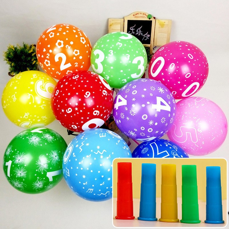 Balloon Inflatable Mouth Lung Function Exercise Blowing Lung Capacity Abdominal Breathing Exercise Balloon Mouth Children's Tools